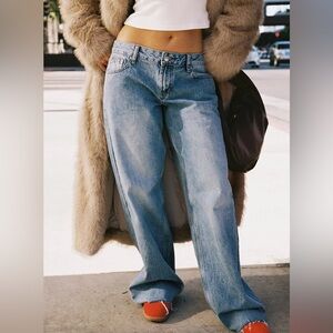 Princess Polly Low Rise Blue Women's Jeans